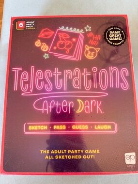 New Telestrations After Dark Adult Party Pack Game Drawing Sketch